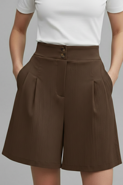 Gabriella | High Waist Wide Leg Shorts