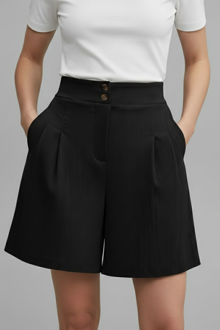 Gabriella | High Waist Wide Leg Shorts