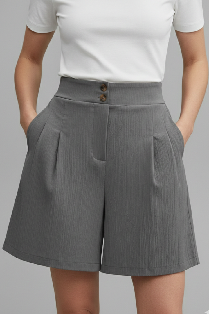 Gabriella | High Waist Wide Leg Shorts