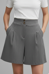 Gabriella | High Waist Wide Leg Shorts
