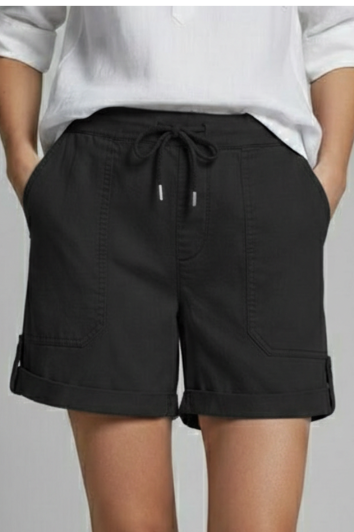 Jasmine | Drawstring Casual Pocket Shorts