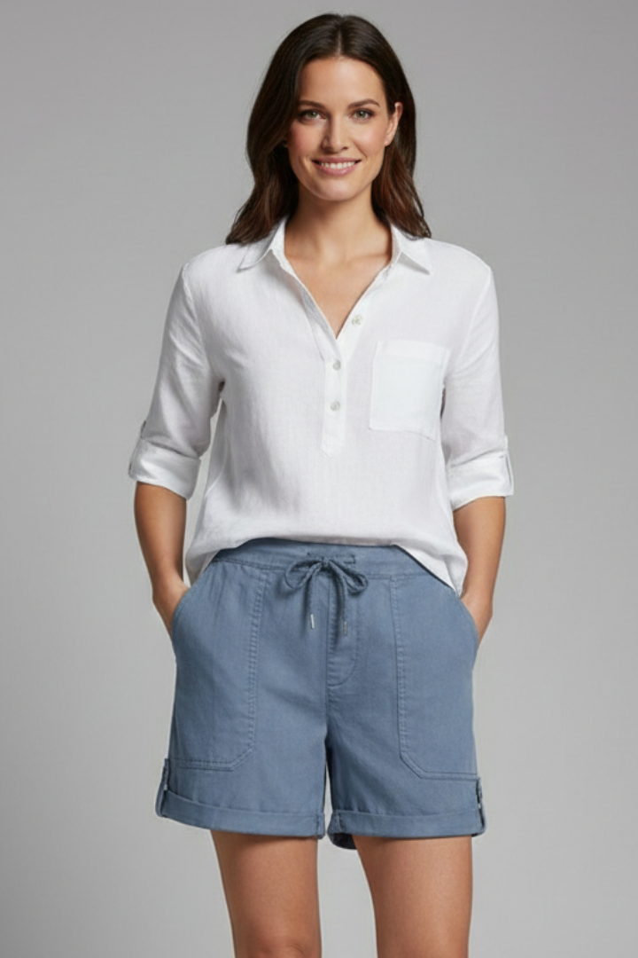 Jasmine | Drawstring Casual Pocket Shorts