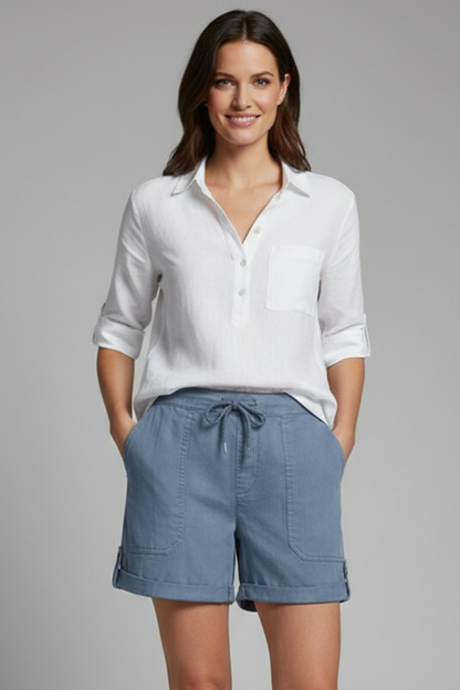 Jasmine | Drawstring Casual Pocket Shorts
