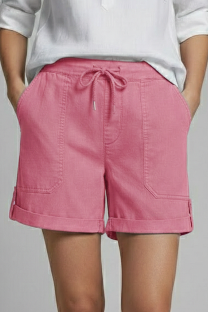 Jasmine | Drawstring Casual Pocket Shorts