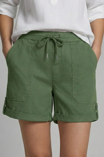 Jasmine | Drawstring Casual Pocket Shorts