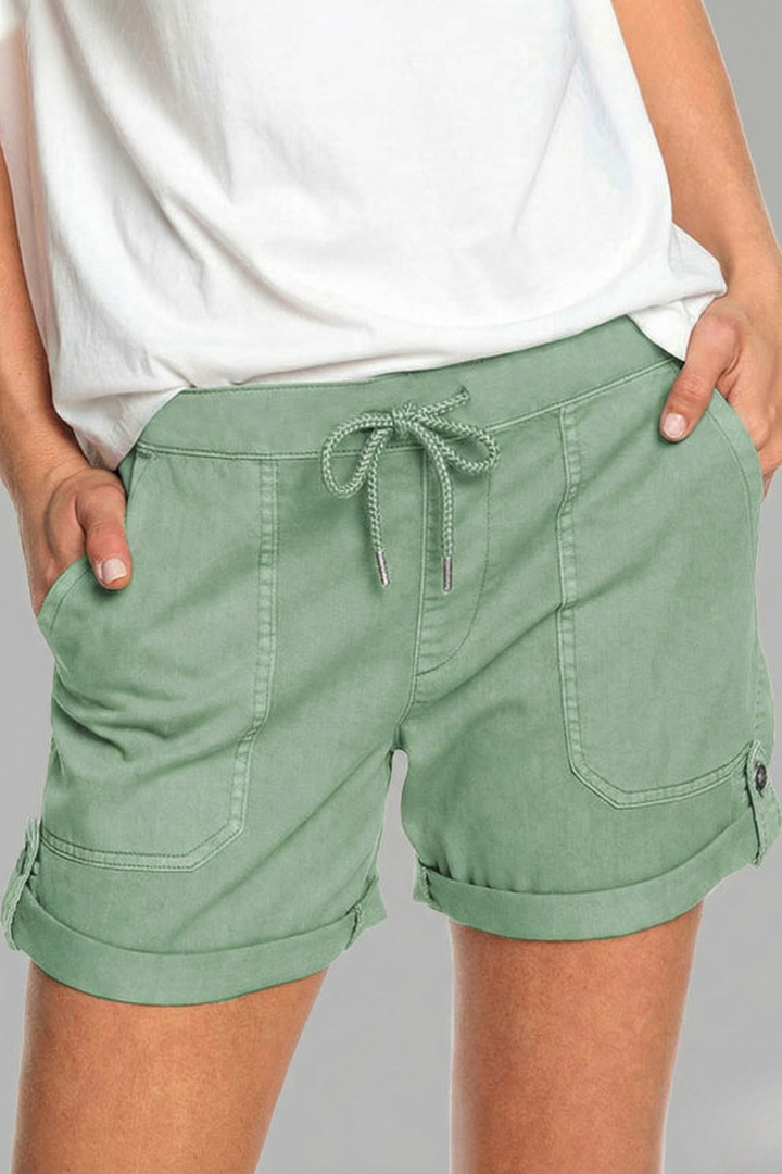 Jasmine | Drawstring Casual Pocket Shorts