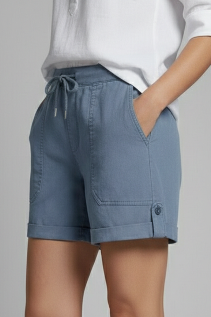 Jasmine | Drawstring Casual Pocket Shorts
