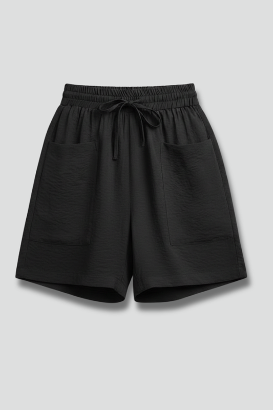 Odile | Elastic Waist Drawstring Shorts