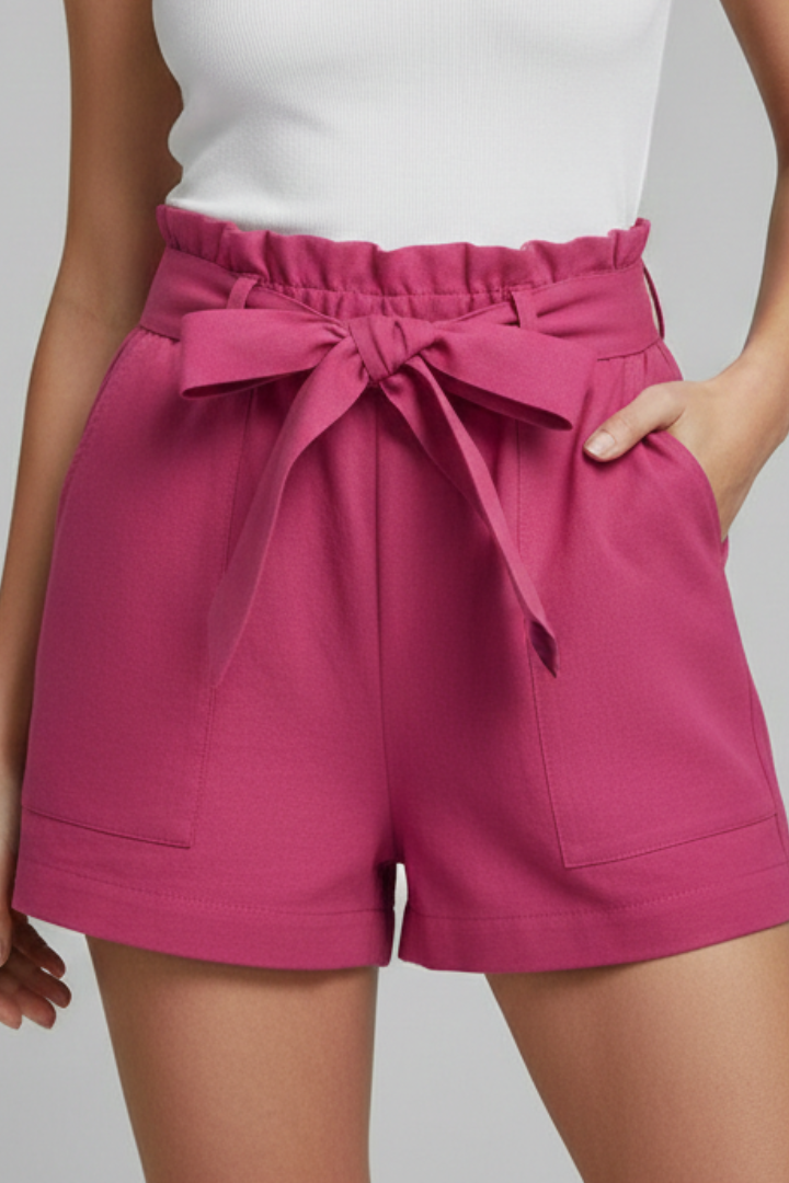 Dakota | Tie Waist Shorts with Pockets