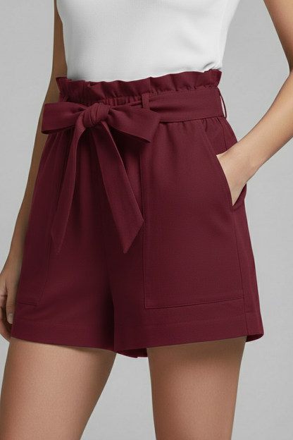 Dakota | Tie Waist Shorts with Pockets