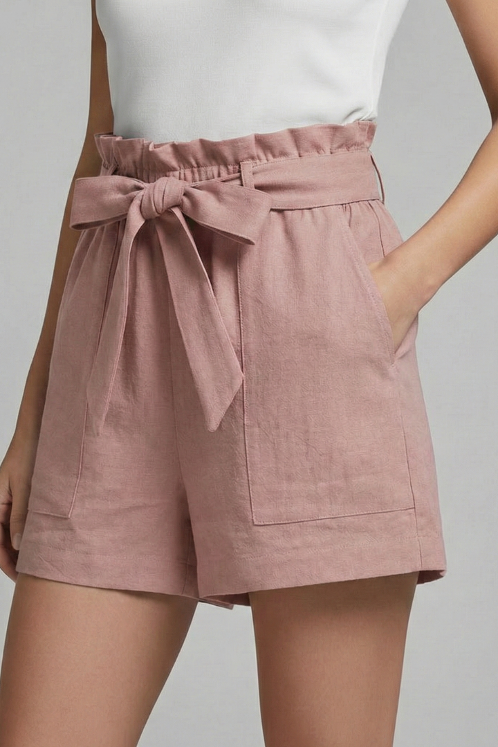 Dakota | Tie Waist Shorts with Pockets
