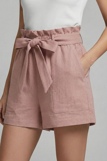 Dakota | Tie Waist Shorts with Pockets