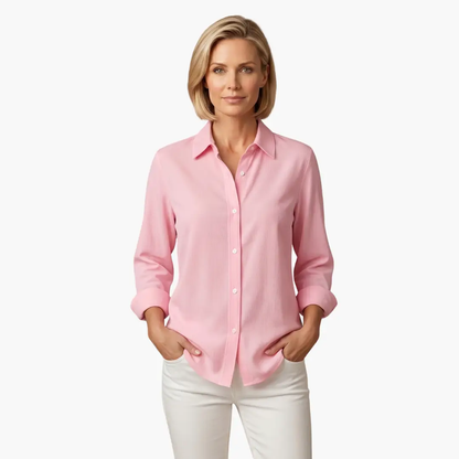 Mila | Long-Sleeve Button-Up Blouse