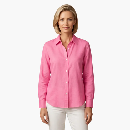 Mila | Long-Sleeve Button-Up Blouse
