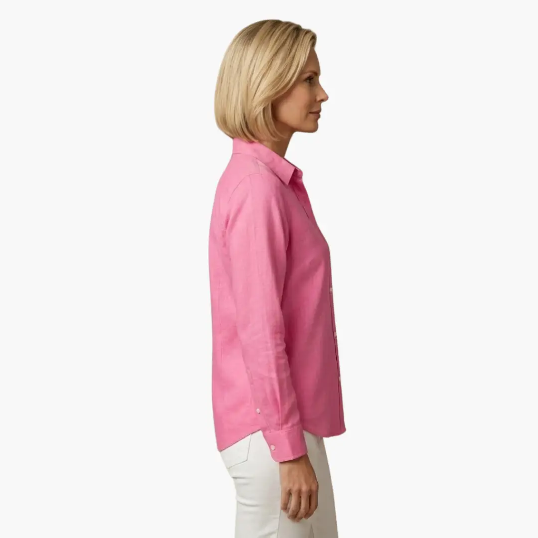 Mila | Long-Sleeve Button-Up Blouse
