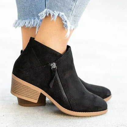 Édith | Side-Zip Ankle Boots