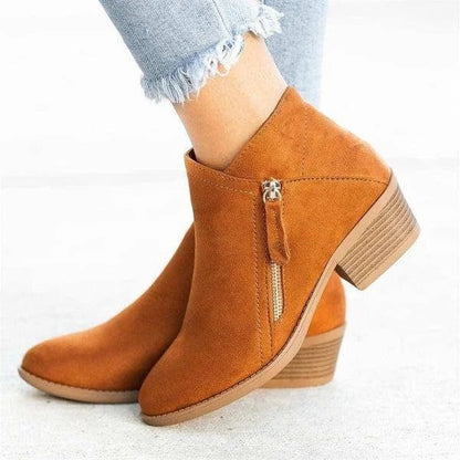 Édith | Side-Zip Ankle Boots