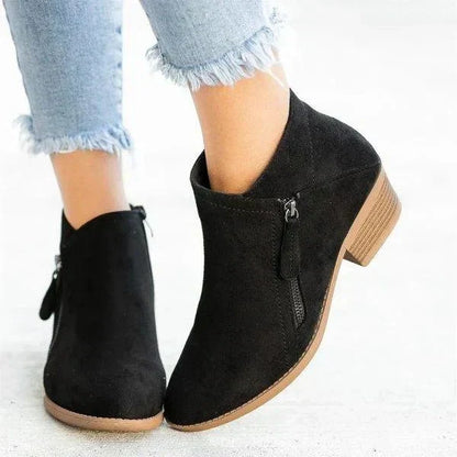 Édith | Side-Zip Ankle Boots