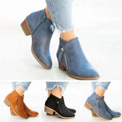 Édith | Side-Zip Ankle Boots