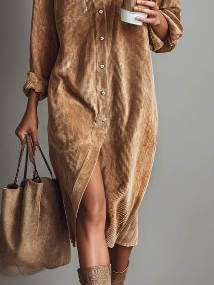 Sévrine | Flared-Hem Midi Dress