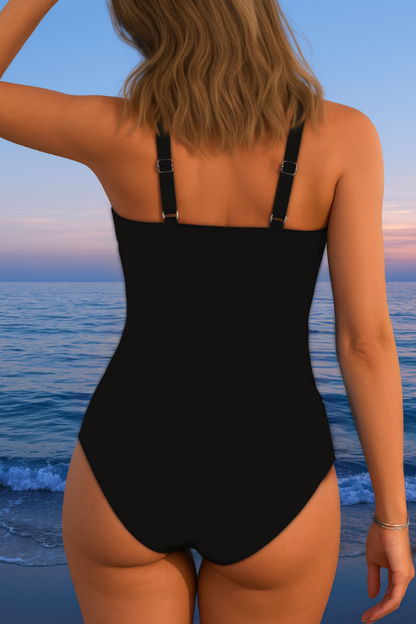 Annelies | Surplice Printed Swimsuit