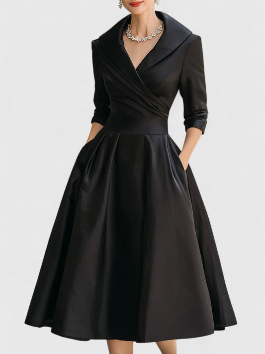 Evelyn | Pocket Midi Dress