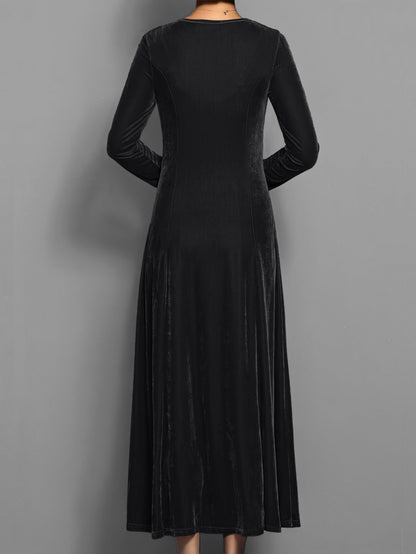 Adelheid | Soft A-Line Velvet Dress