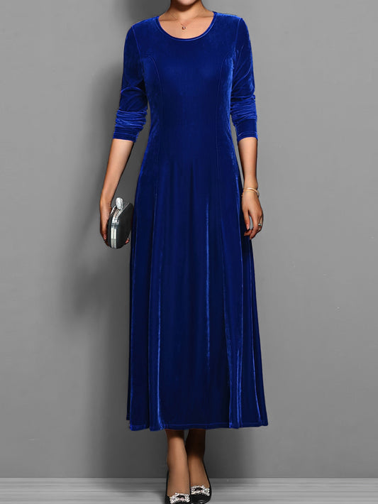 Adelheid | Soft A-Line Velvet Dress