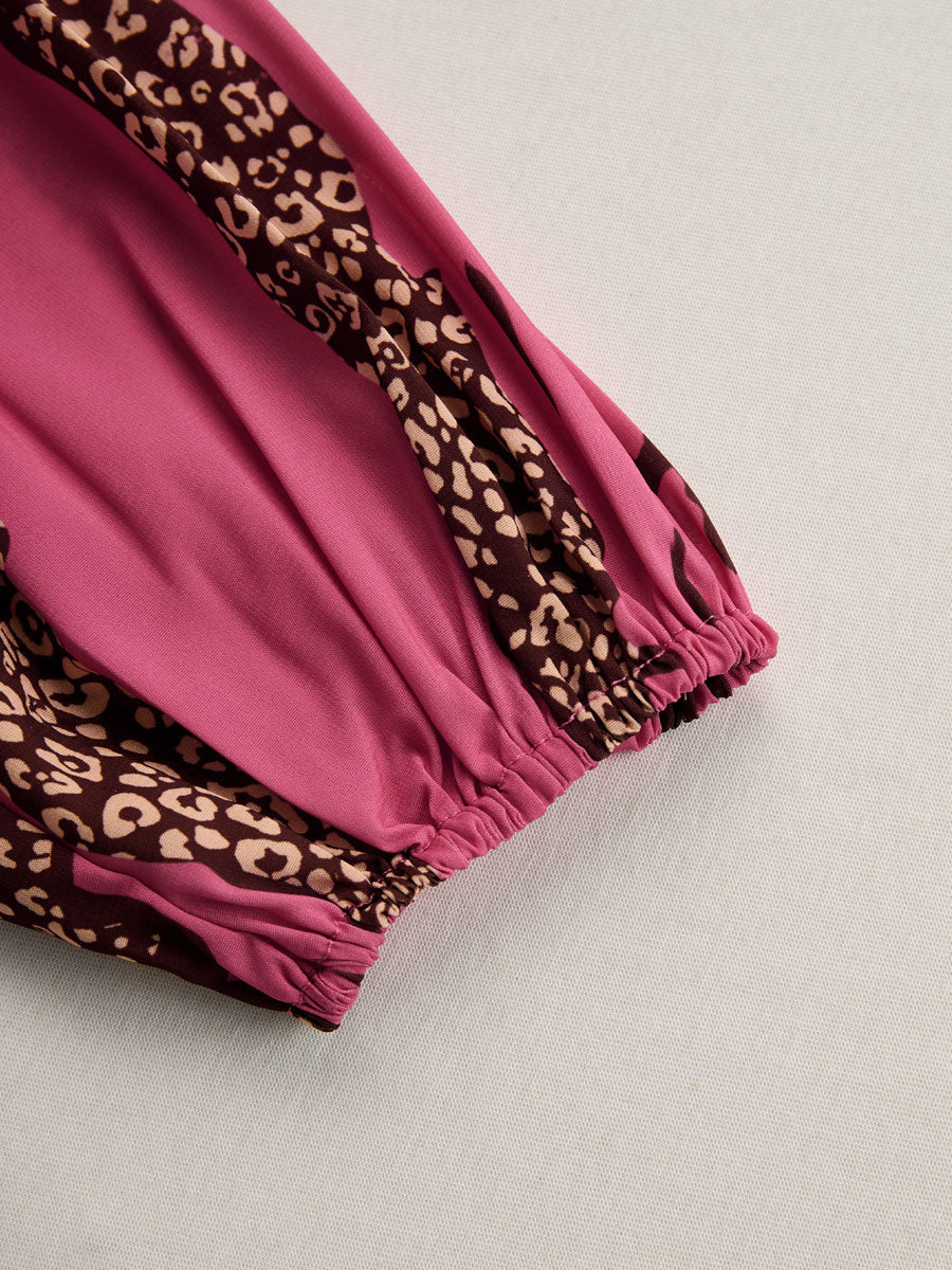 Allegra | Leopard Print Wide Leg Jumpsuit