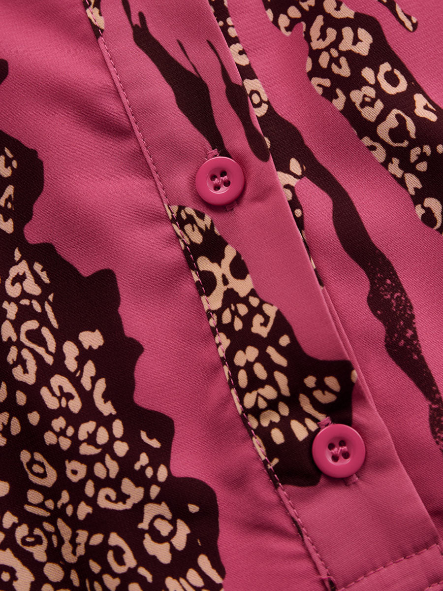 Allegra | Leopard Print Wide Leg Jumpsuit