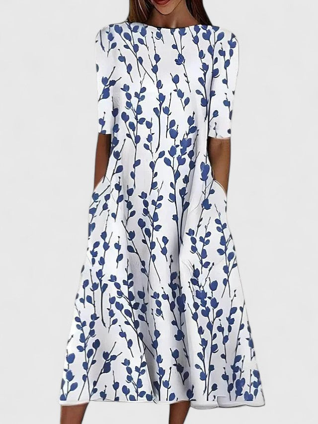 Kara | Floral Midi Summer Dress