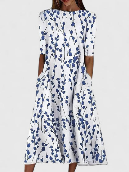 Kara | Floral Midi Summer Dress