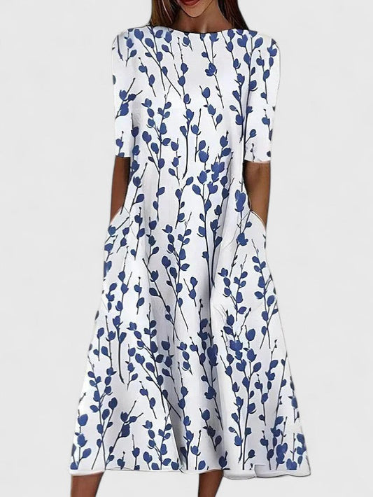 Kara | Floral Midi Summer Dress