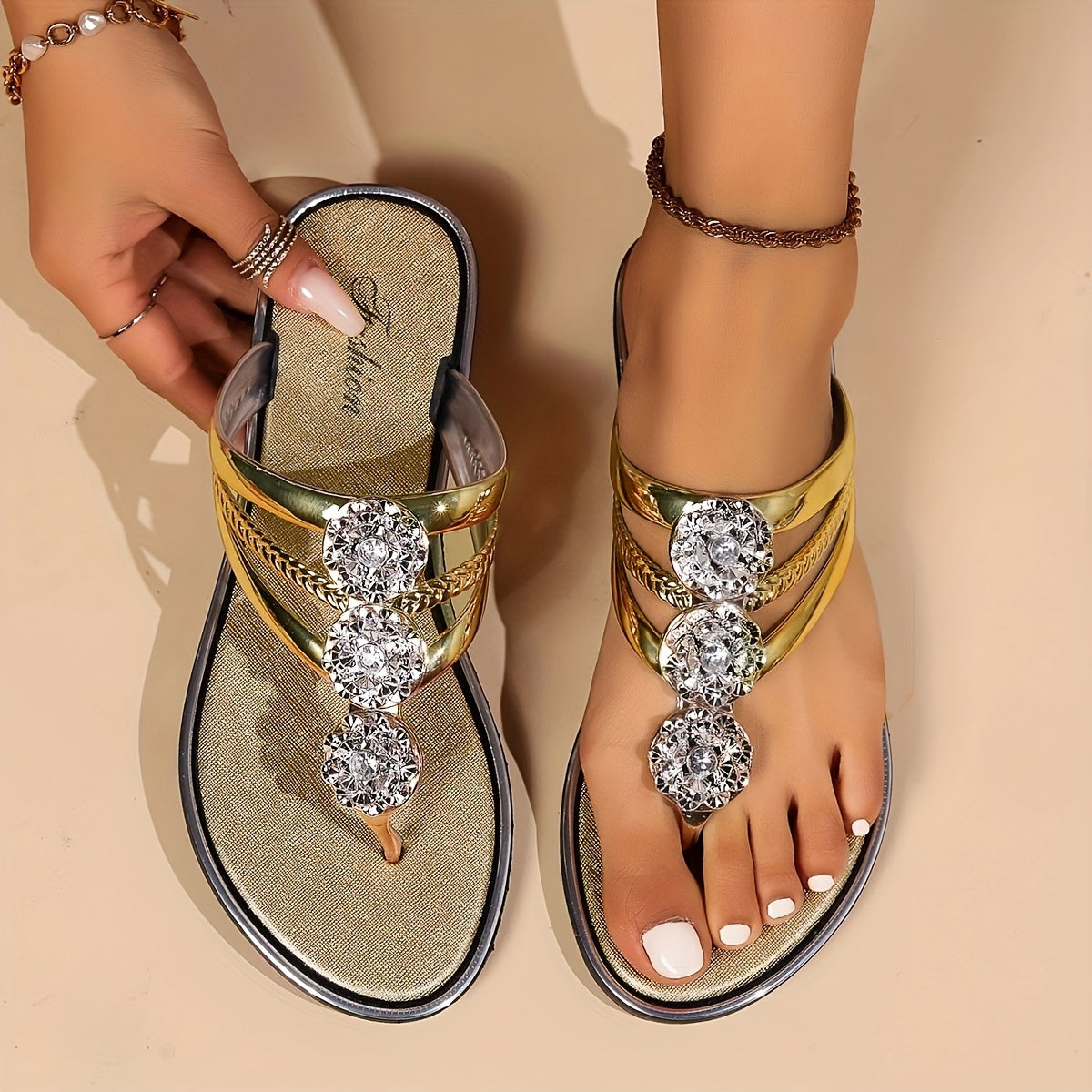 Elora | Silver Sandals for Women