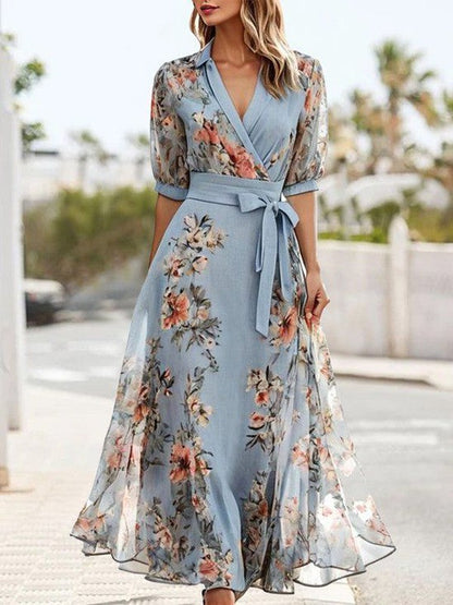 Annelise | V-Neck Summer Midi Dress