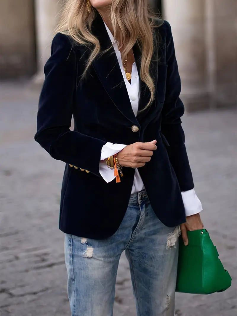 Vossvik | Fitted Single-Button Tailored Blazer