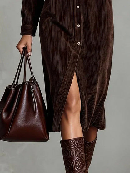 Sévrine | Flared-Hem Midi Dress