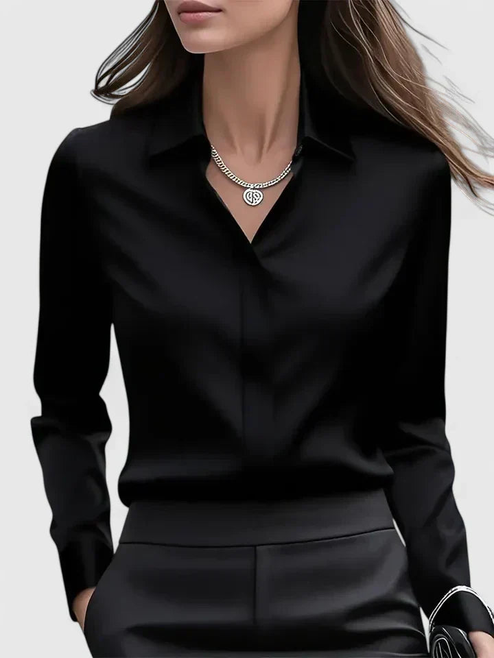 Marlowe | Hidden Button Blouse