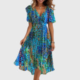 Catalina | Floral Wrap Midi Dress