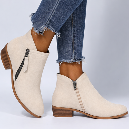 Édith | Side-Zip Ankle Boots