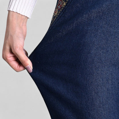 Straight-leg pants shown in a second colourway