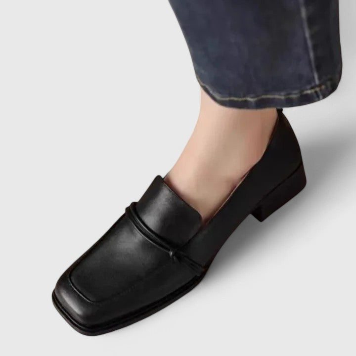 Cushioned loafers shown from above