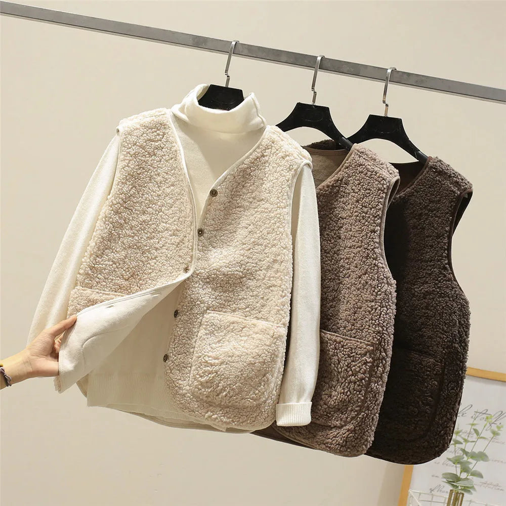 Romkje | Button-Front Knit Vest