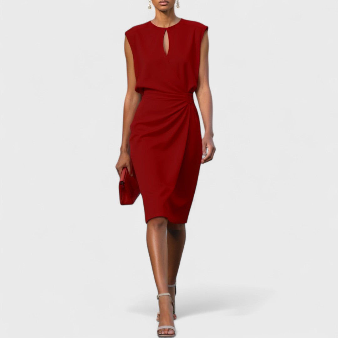 Verabel | Elegant A-Line Midi Dress