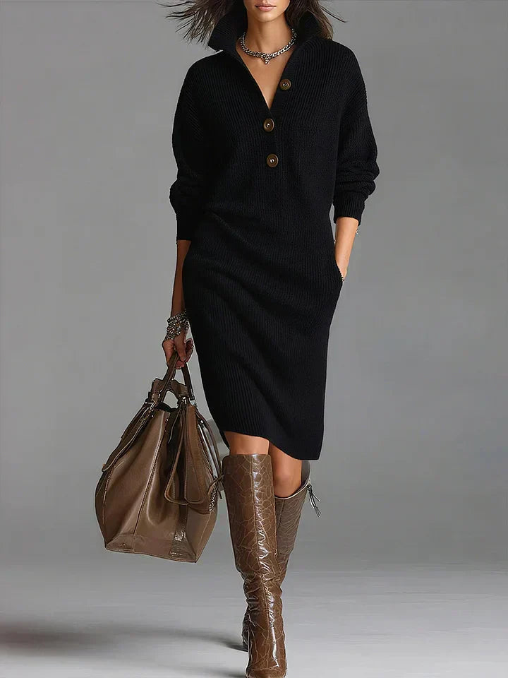Faustine | Soft Knit Sweater Dress