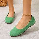 Coriane | Square-Toe Slip-On Ballet Flats