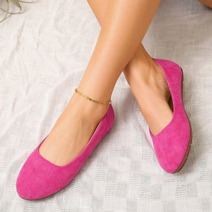 Coriane | Square-Toe Slip-On Ballet Flats