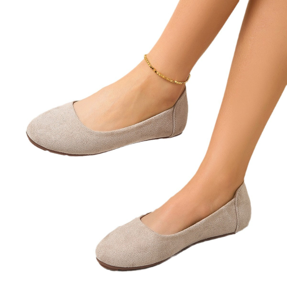 Coriane | Square-Toe Slip-On Ballet Flats