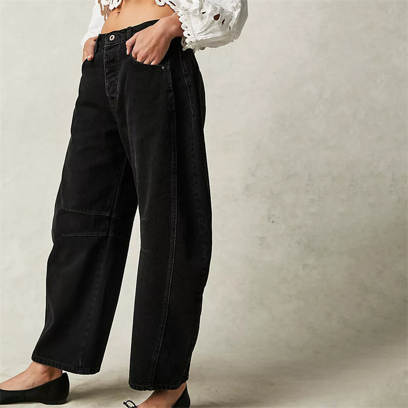 Saskia | Relaxed Wide Leg Jeans