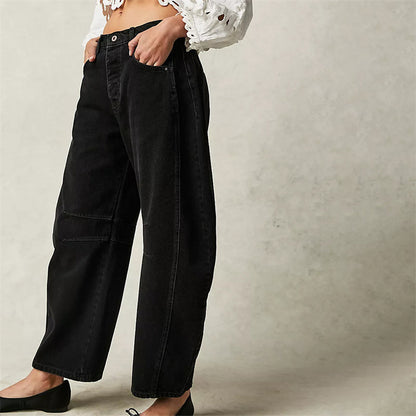 Saskia | Relaxed Wide Leg Jeans